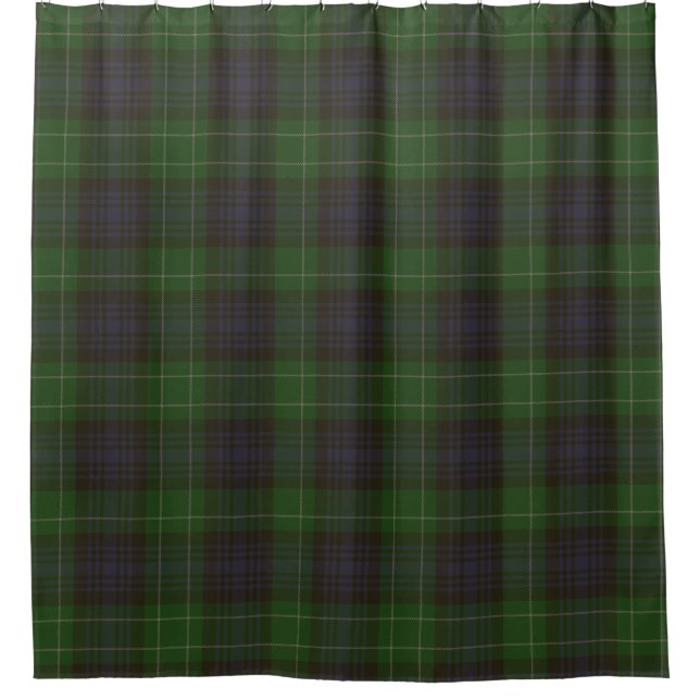 Abercrombie Tartan Shower Curtain (Front)