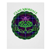 Aberdale Scottish Tartan Celtic Thistle