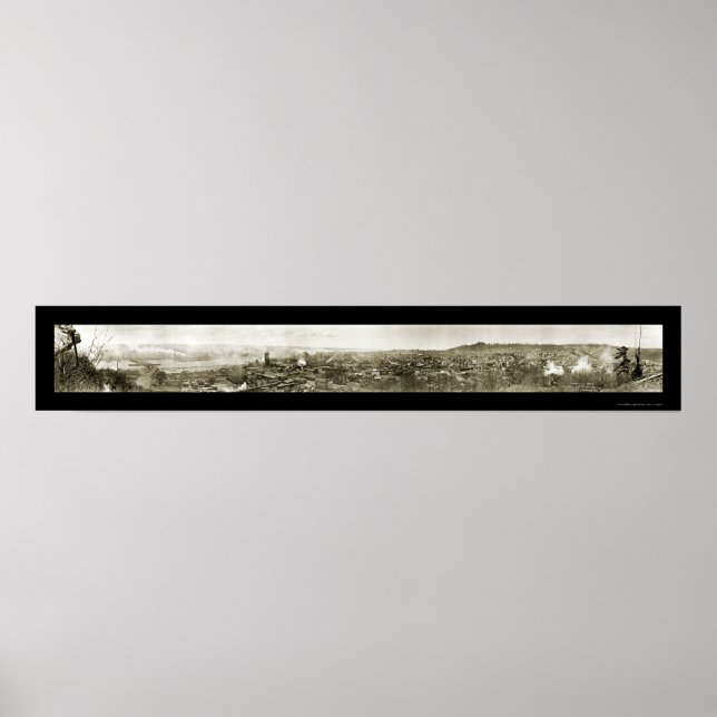 Aberdeen Greys Harbour Photo 1912 Poster (Front)