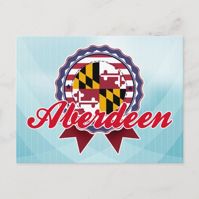 Aberdeen, MD Postcard (Front)