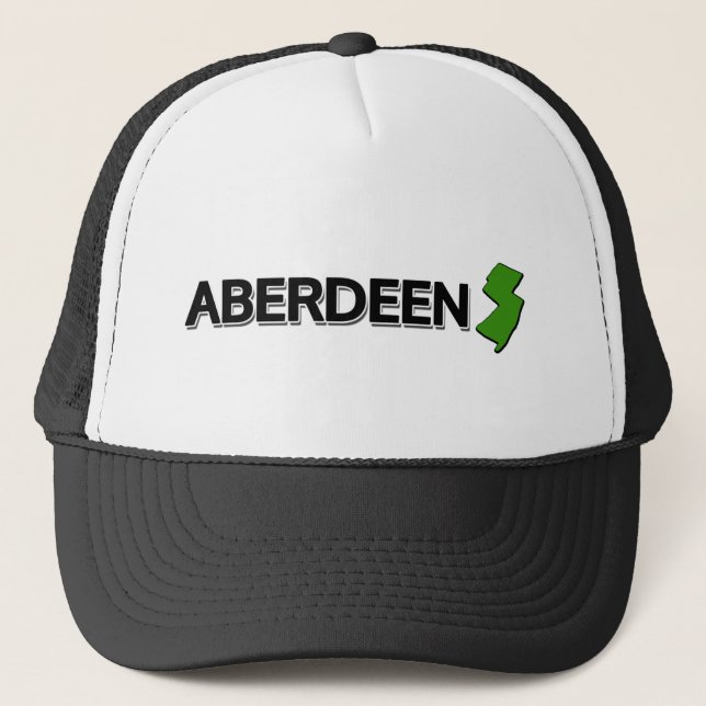 Aberdeen, New Jersey Trucker Hat (Front)