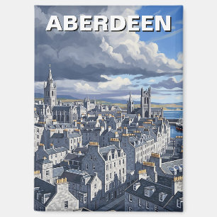 Aberdeen Scotland Travel Magnet