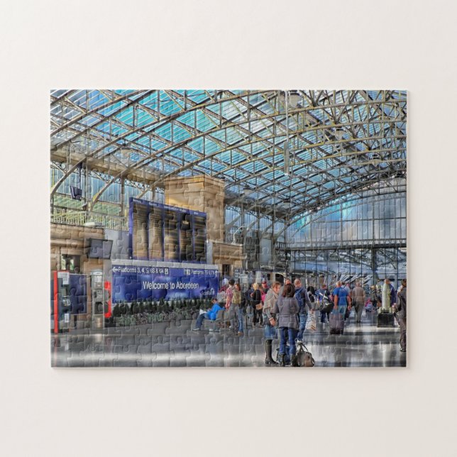 Aberdeen Train Station Jigsaw Puzzle (Horizontal)
