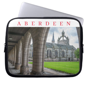 Aberdeen University view laptop case