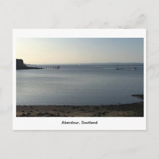 Aberdour Harbour at Dawn Postcard