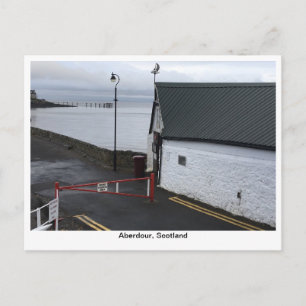 Aberdour Harbour Buildings Postcard