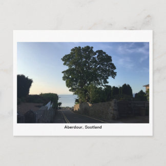 Aberdour, Scotland - Road to the Beach Postcard