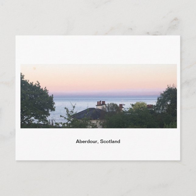 Aberdour Sunset Postcard (Front)