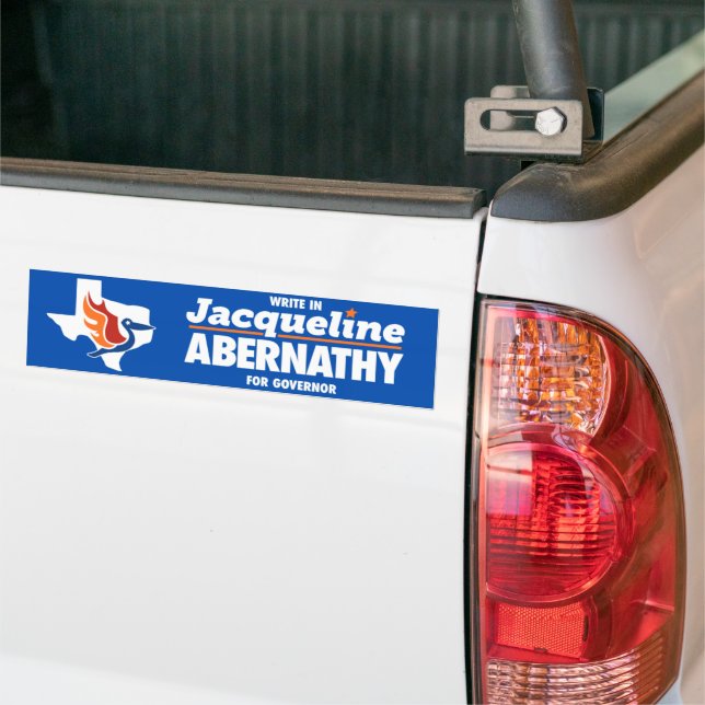 Abernathy for Texas Bumper Sticker (On Truck)