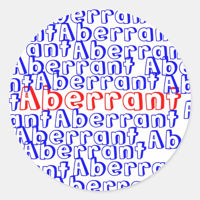 Aberrant sticker (Front)
