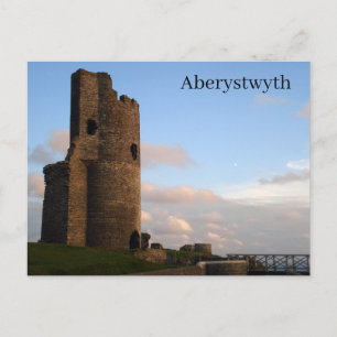 Aberystwyth Castle Postcard