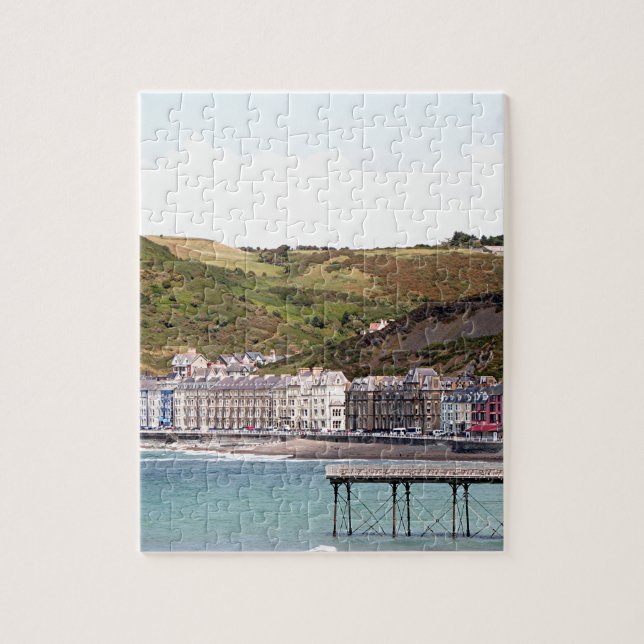 Aberystwyth harbour, Wales Jigsaw Puzzle (Vertical)