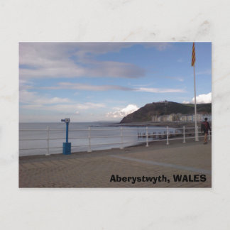 Aberystwyth, WALES Postcard
