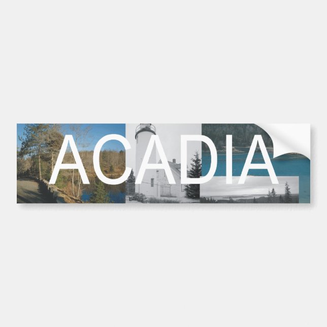 ABH Acadia Bumper Sticker (Front)