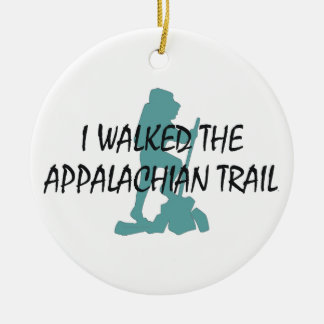 ABH Appalachian Trail Hiker Ceramic Tree Decoration
