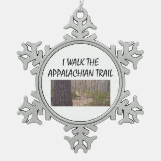 ABH Appalachian Trail Snowflake Pewter Christmas Ornament