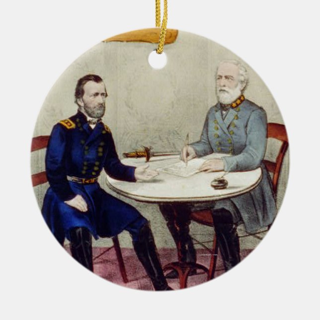 ABH Appomattox Ceramic Tree Decoration (Front)