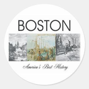 ABH Boston Classic Round Sticker
