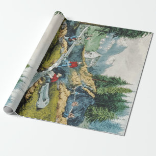 ABH California Gold Rush Wrapping Paper