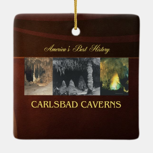 ABH Carlsbad Caverns Ceramic Ornament (Back)