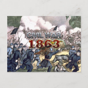 ABH Civil War 1863 Postcard