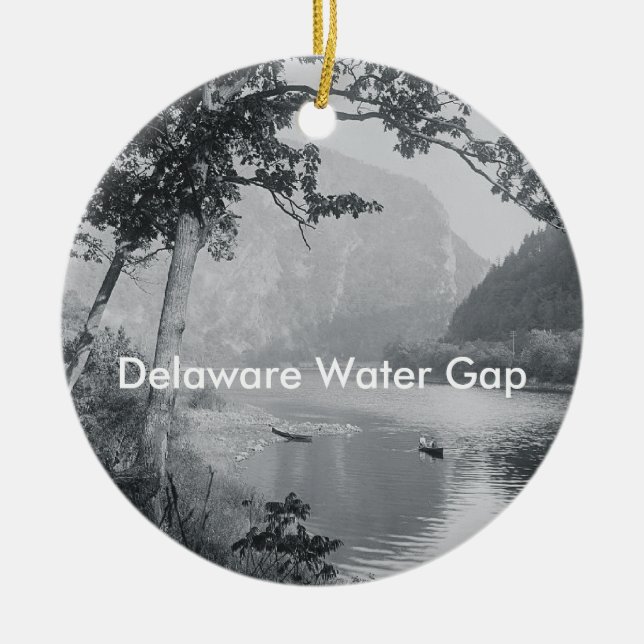 ABH Delaware Water Gap Ceramic Tree Decoration (Front)
