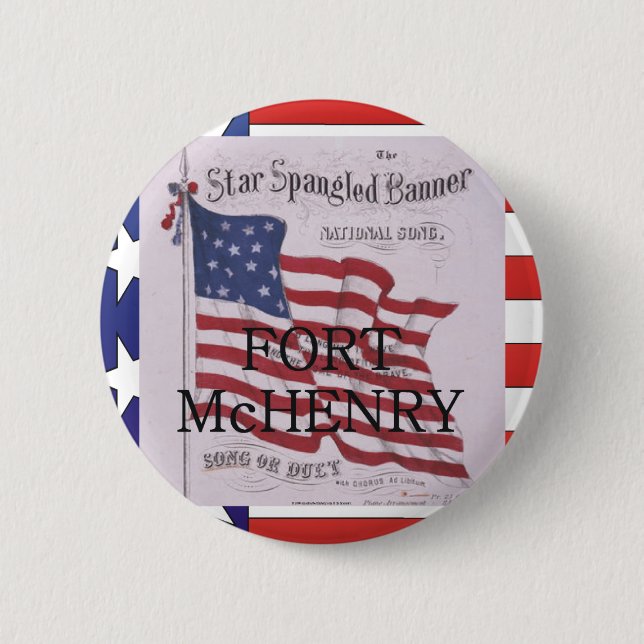 ABH Fort McHenry 6 Cm Round Badge (Front)