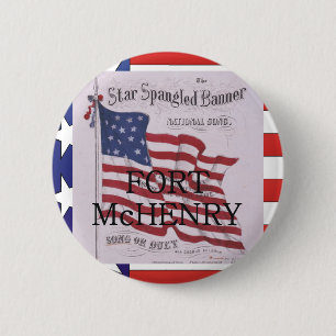 ABH Fort McHenry 6 Cm Round Badge