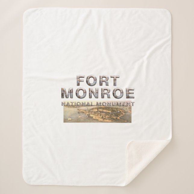 ABH Fort Monroe Sherpa Blanket (Front)