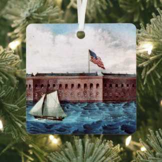 ABH Fort Sumter Metal Ornament