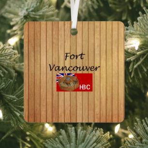 ABH Fort Vancouver Metal Ornament