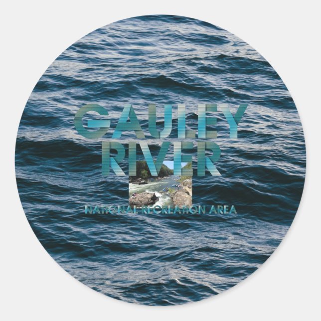 ABH Gauley River Classic Round Sticker (Front)