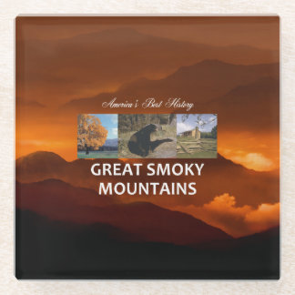 ABH Great Smoky Mountains Glass Coaster