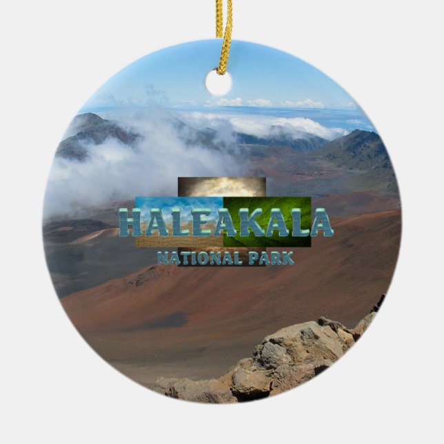 ABH Haleakala Ceramic Tree Decoration (Front)