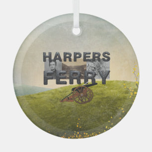 ABH Harpers Ferry Glass Tree Decoration