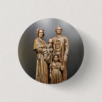 ABH Lincoln Birthplace 3 Cm Round Badge