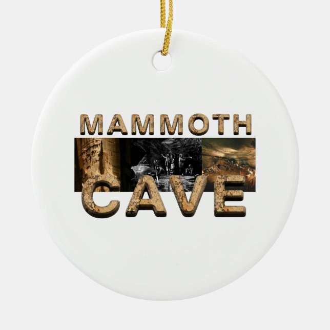 ABH Mammoth Cave Ceramic Tree Decoration (Front)