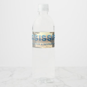 ABH Mississippi National River Water Bottle Label