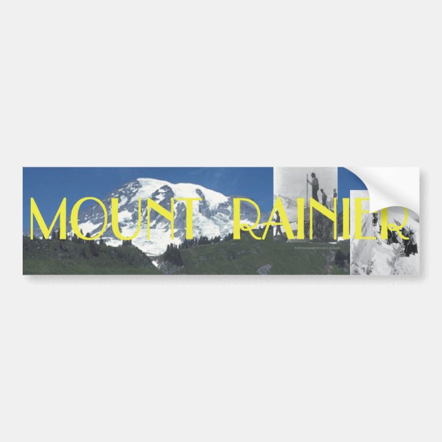 ABH Mount Rainier Bumper Sticker (Front)