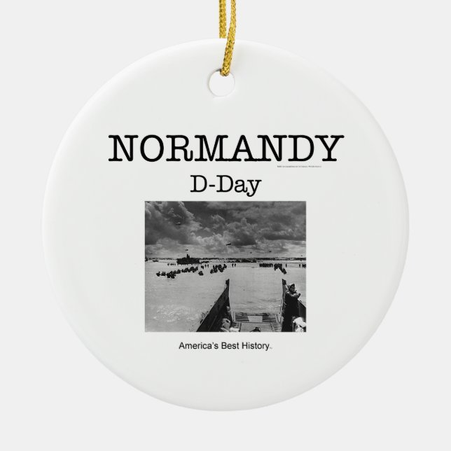 ABH Normandy Ceramic Tree Decoration (Front)