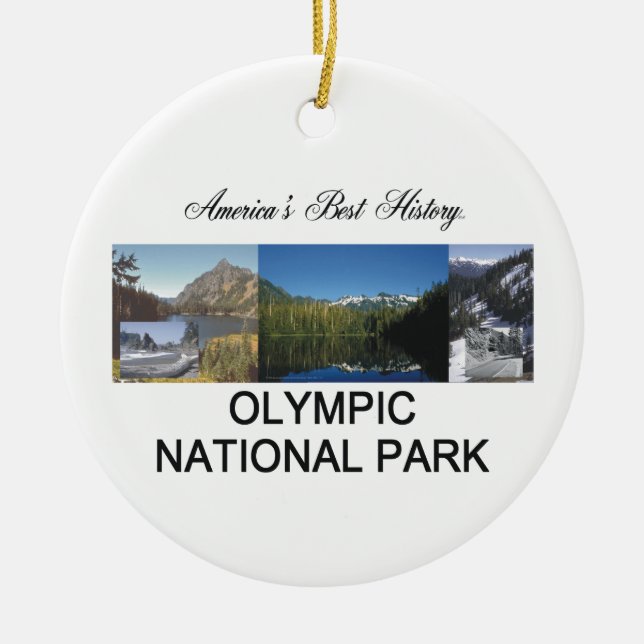 ABH Olympic NP Ceramic Tree Decoration (Front)