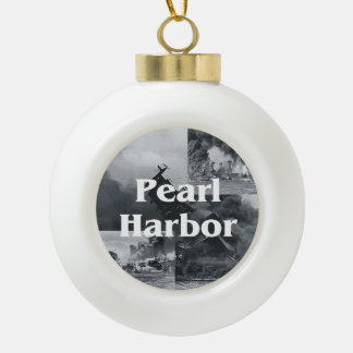 ABH Pearl Harbour Ceramic Ball Christmas Ornament