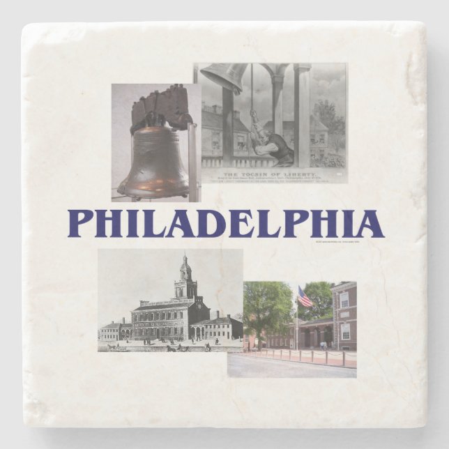 ABH Philadelphia Stone Coaster (Front)