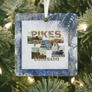 ABH Pikes Peak Metal Tree Decoration