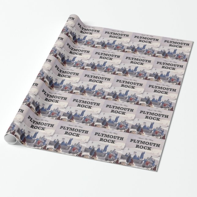 ABH Plymouth Rock Wrapping Paper (Unrolled)
