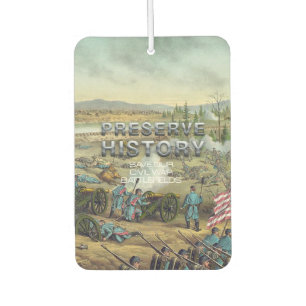 ABH Preserve Civil War Battlefields Car Air Freshener