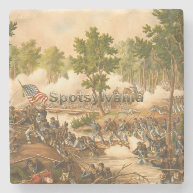 ABH Spotsylvania Stone Coaster (Front)