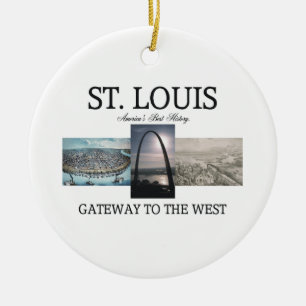ABH St. Louis Gateway Ceramic Tree Decoration
