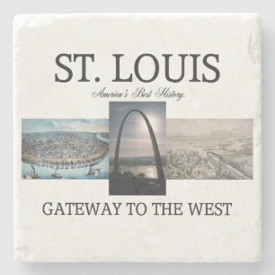 ABH St. Louis Gateway Stone Coaster