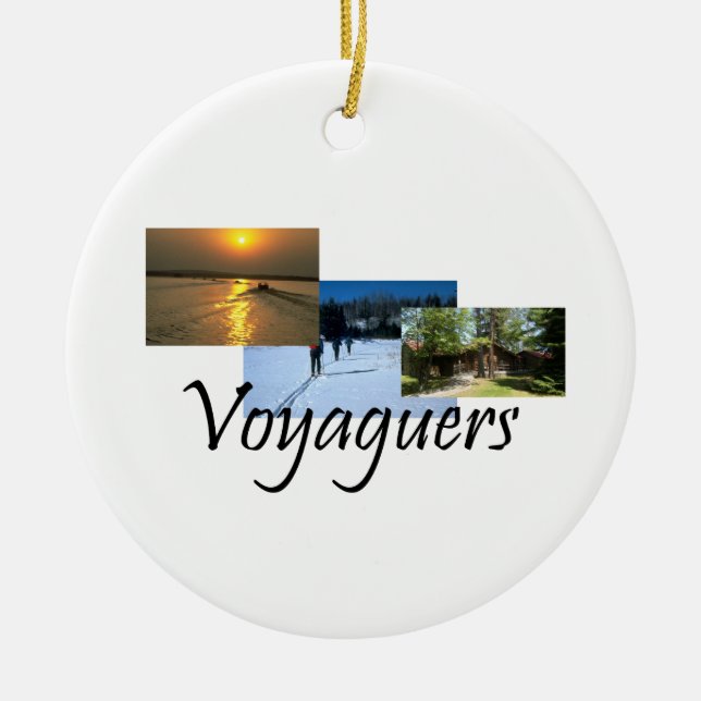 ABH Voyageurs Ceramic Tree Decoration (Front)